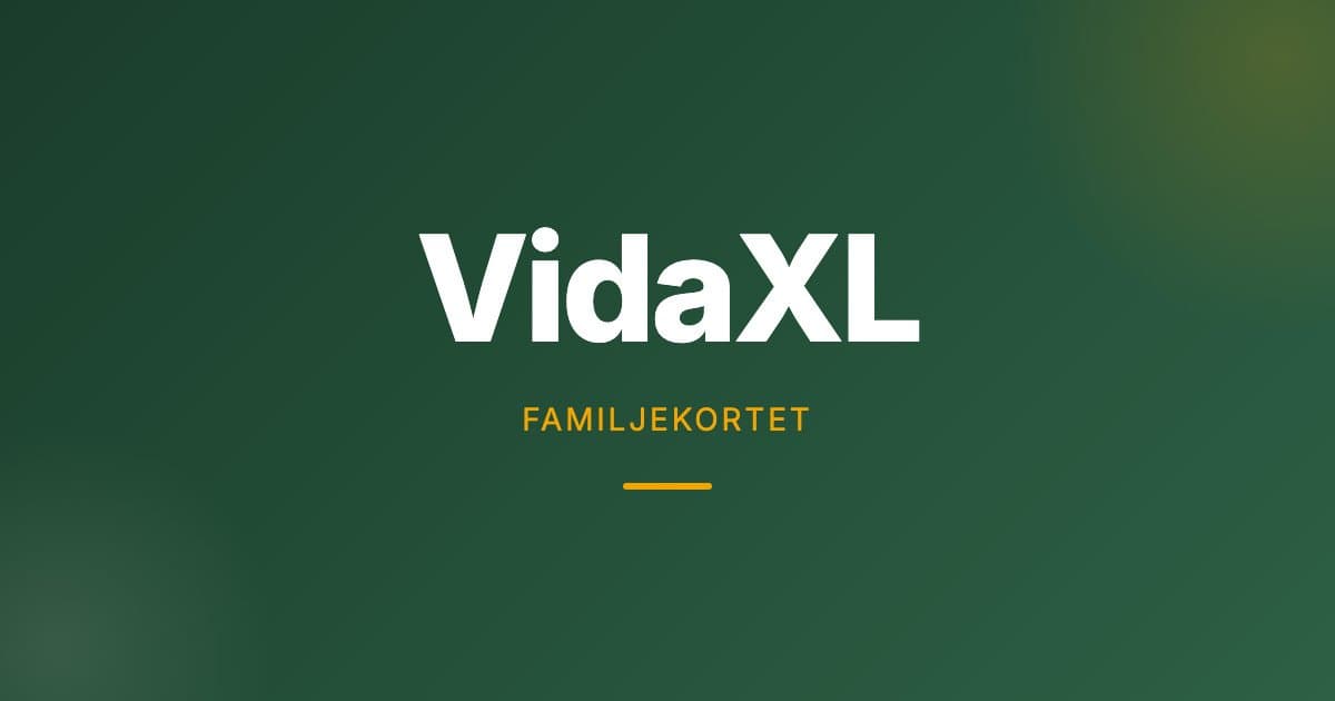 VidaXL — 10% rabatt på utvalda hos VidaXL