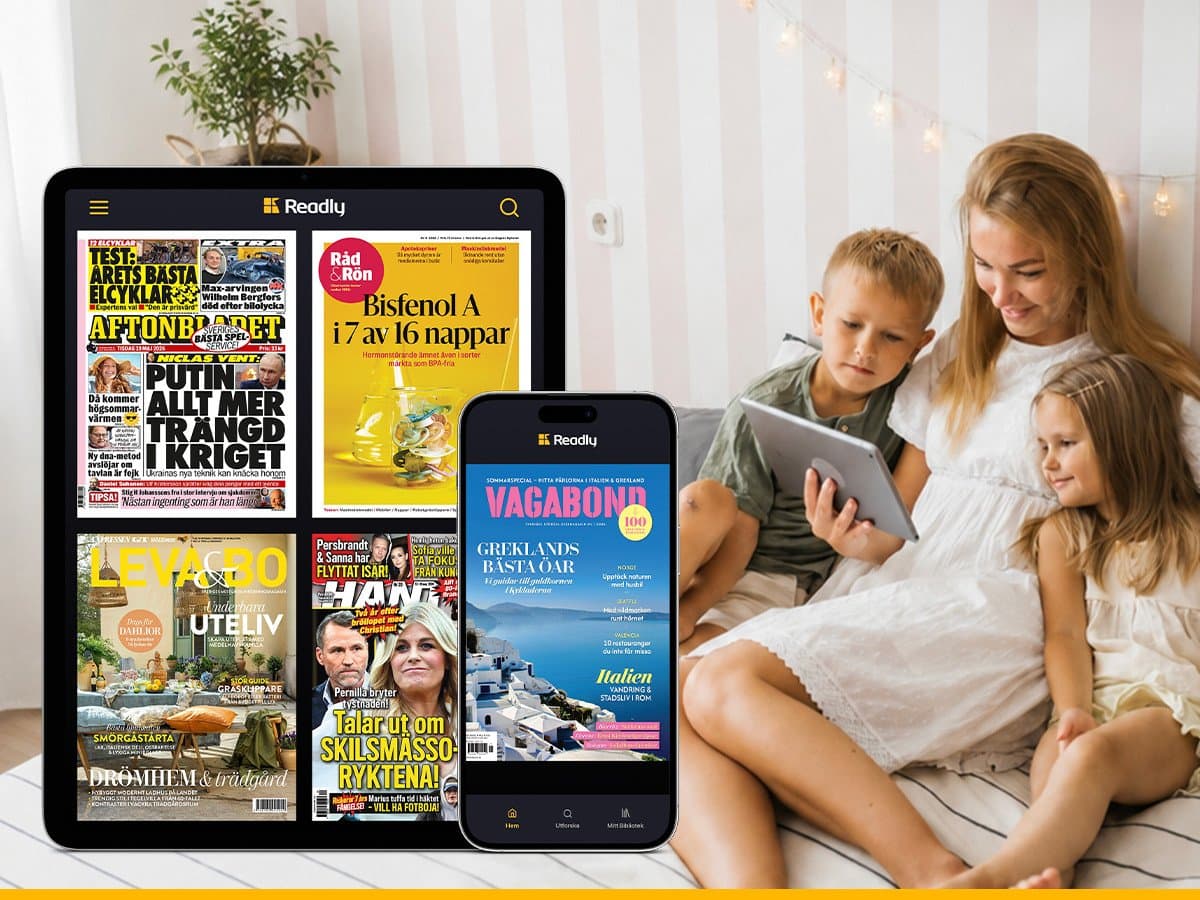 Readly AB — Prova Readly gratis i 90 dagar!