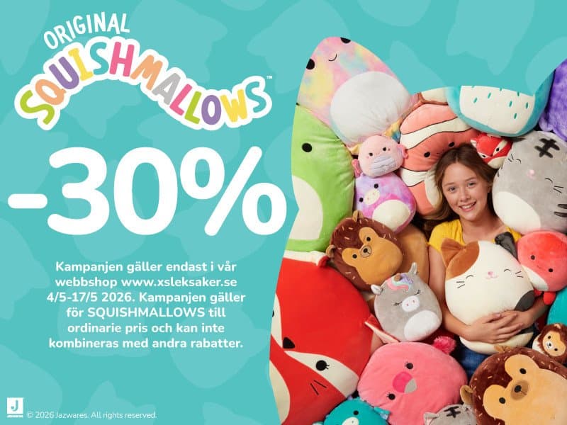 XSLeksaker — SQUISHMALLOWS -30%