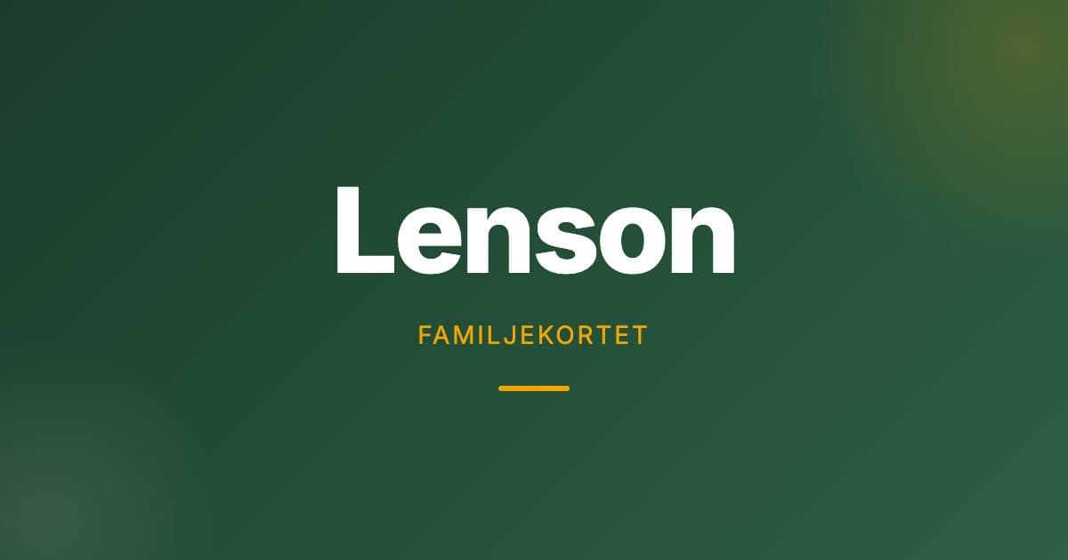 10% rabatt hos Lenson