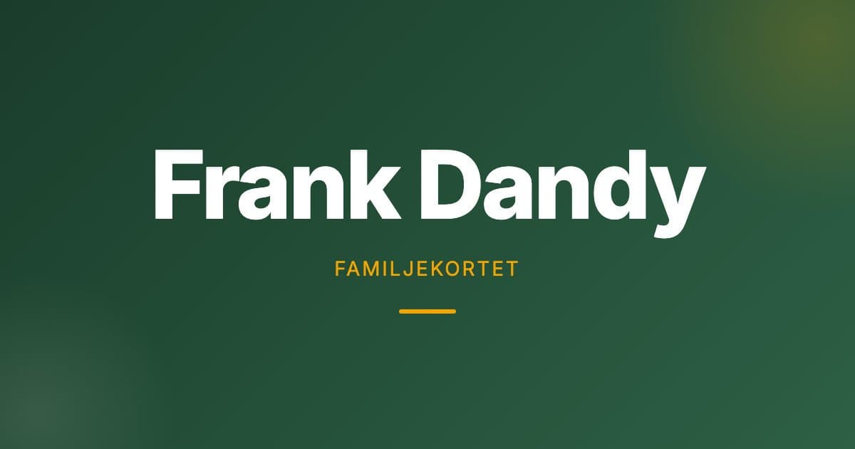 Frank Dandy — 10% rabatt hos Frank Dandy