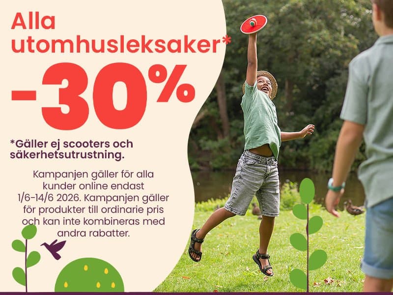 XSLeksaker — ALLA UTOMHUSLEKSAKER -30%