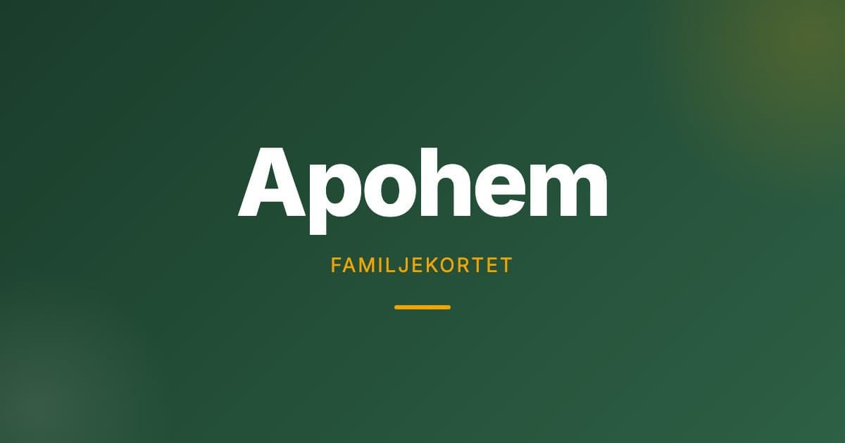 15% rabatt hos Apohem