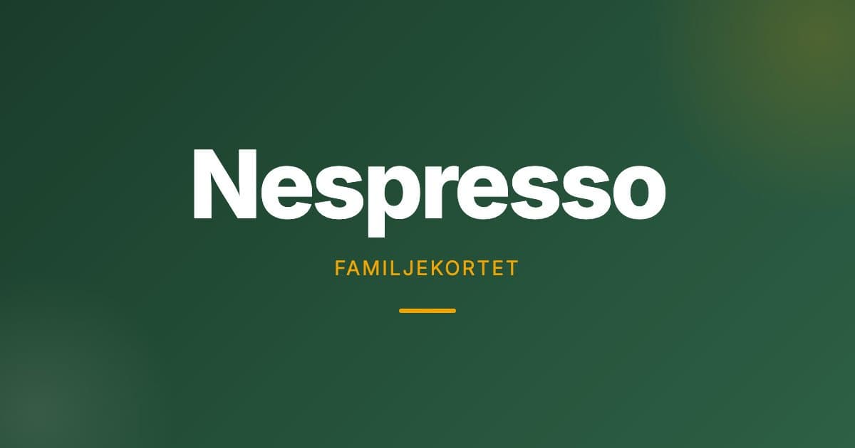 Nespresso — 10% rabatt i appen hos Nespresso
