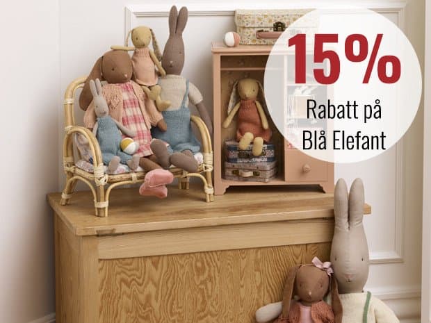 Handla på Blå Elefant och få 15% rabatt