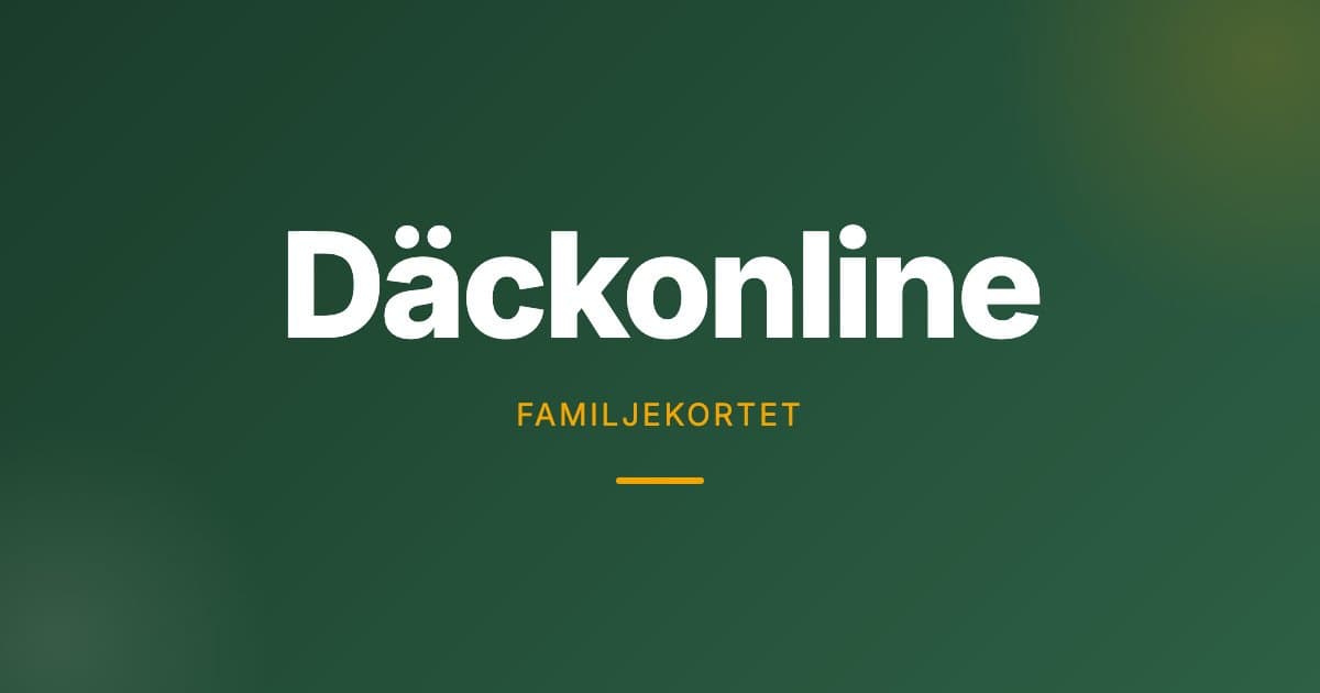 Däckonline — 100 kr rabatt hos Däckonline