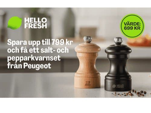 Spara upp till 799 kr + få kvarnset från Peugeot
