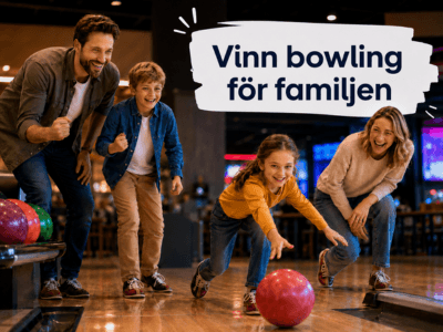 🎳 Ta med familjen på en bowlingkväll – vi bjuder!
