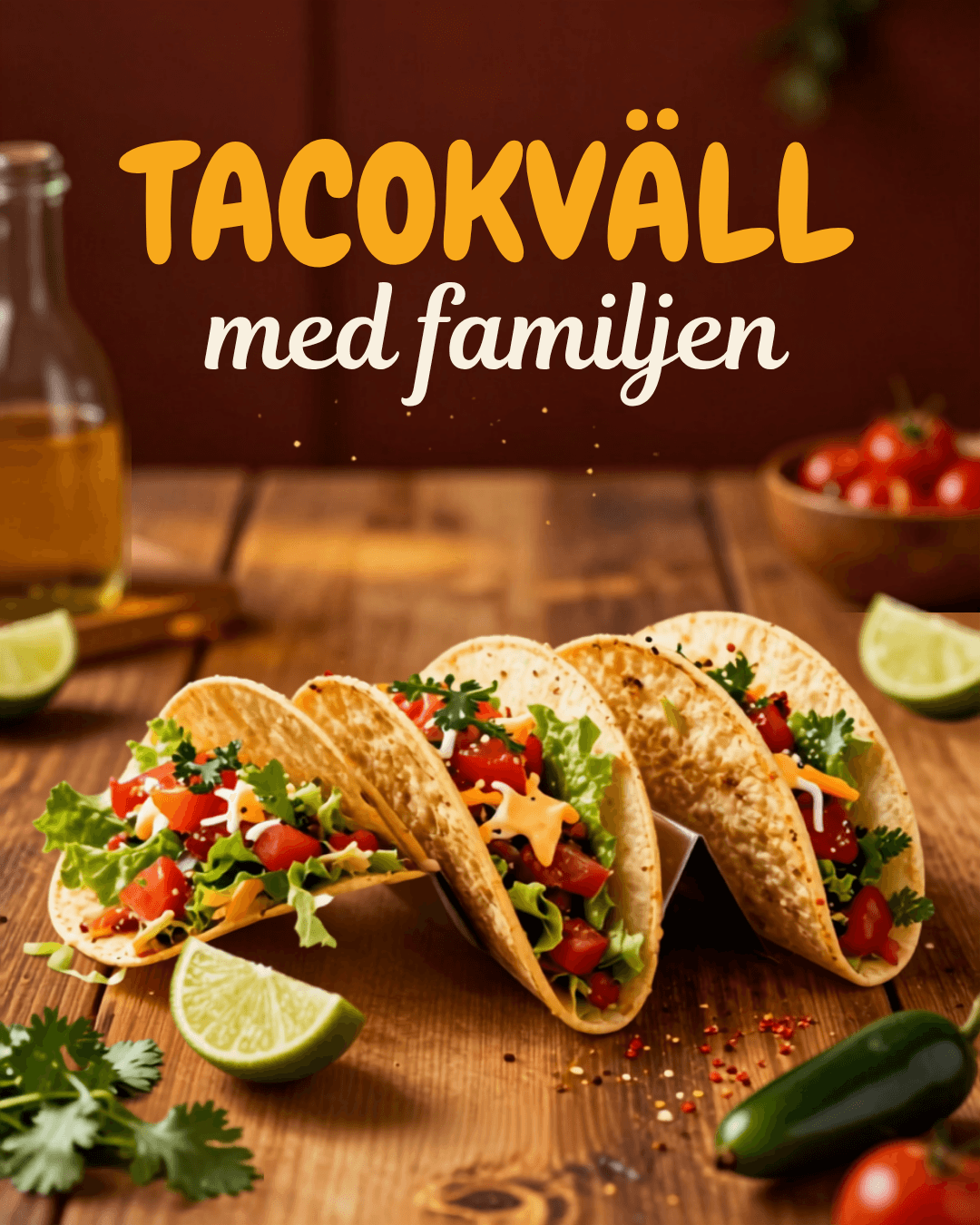 🌮 TÄVLING – vinn en tacokväll med familjen!