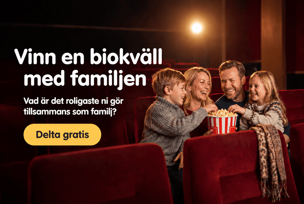 Vinn en biokväll med familjen