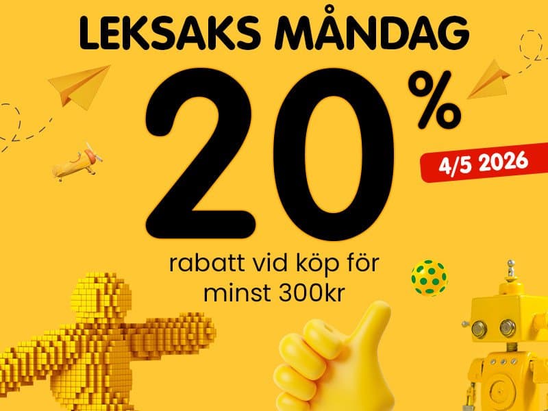 XSLeksaker — LEKSAKS MÅNDAG -20%