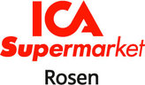 ICA Supermarket Rosen logotyp